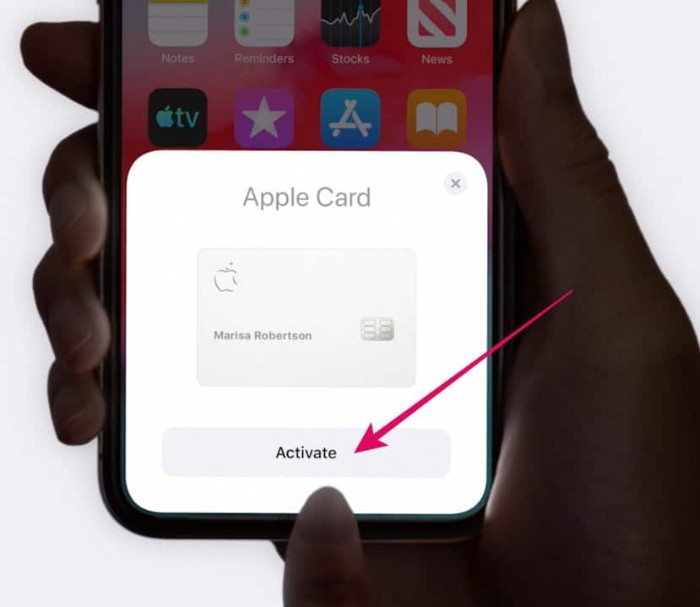 Apple Card aktivieren
