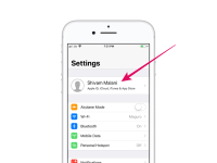 Tippen Sie auf Ihren Namen iPhone-Einstellungen Apple ID iCloud-Konto