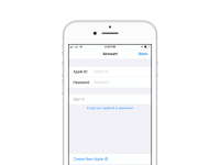 Anmelden Apple ID und Passwort App Store iTunes Store iPhone