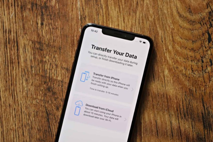 iPhone Übertragen Sie Ihre Daten vom iPhone direkt drahtlos